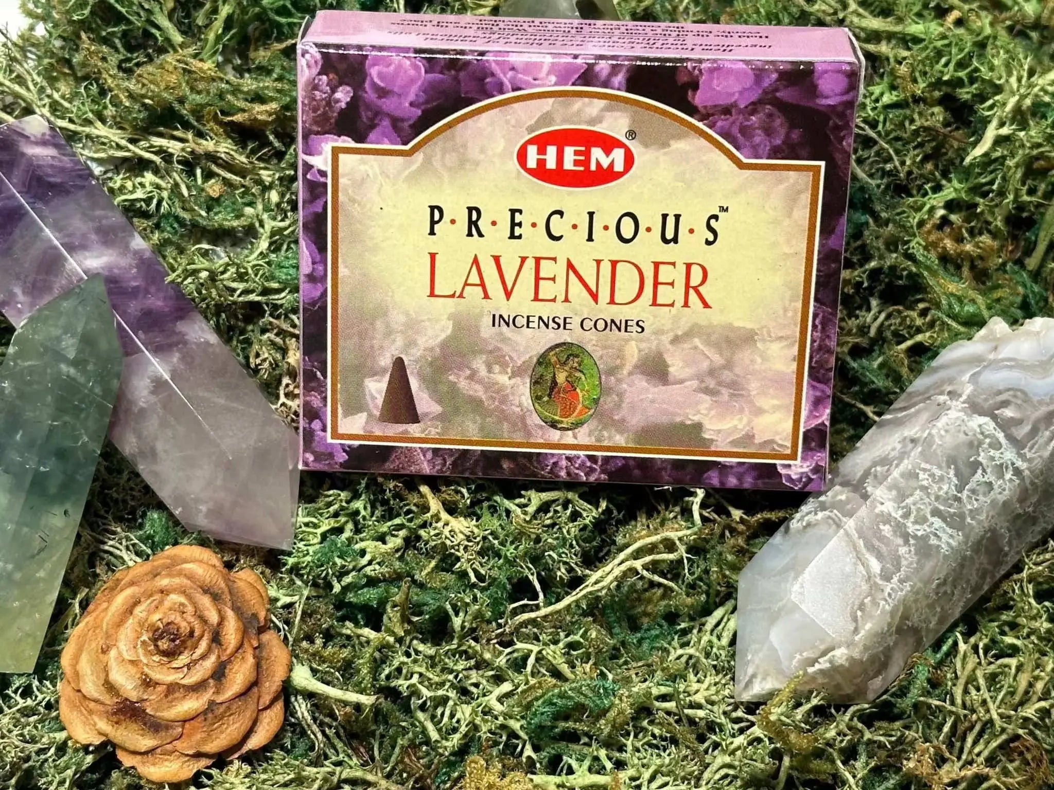 Incense Cones - Precious Lavender | Incense Cones | Wiccan Center