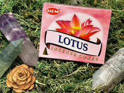 Incense Cones - Lotus | Incense Cones | Wiccan Center