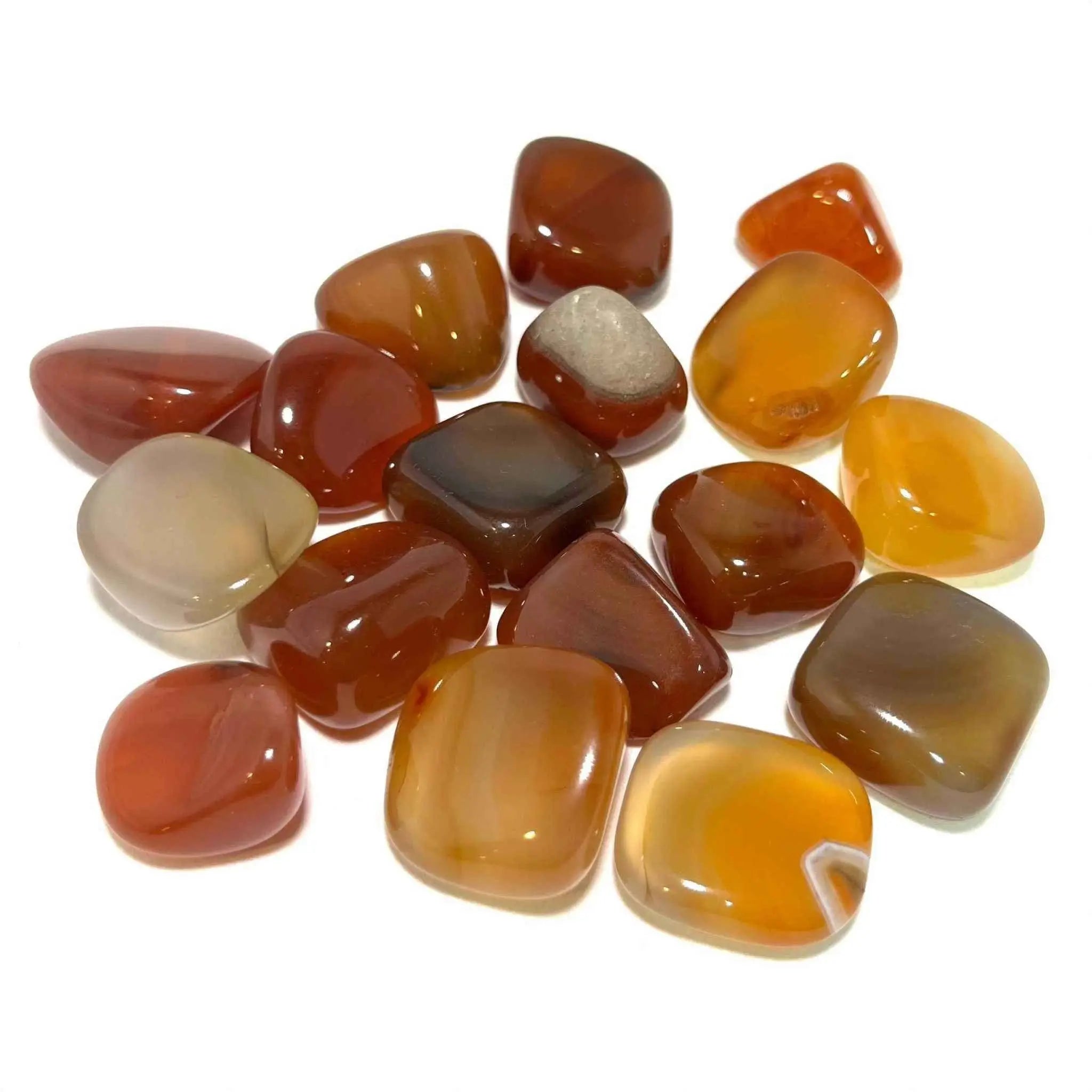 Carnelian Tumbled Pocket Stone (B) | Tumbled Stones | Wiccan Center