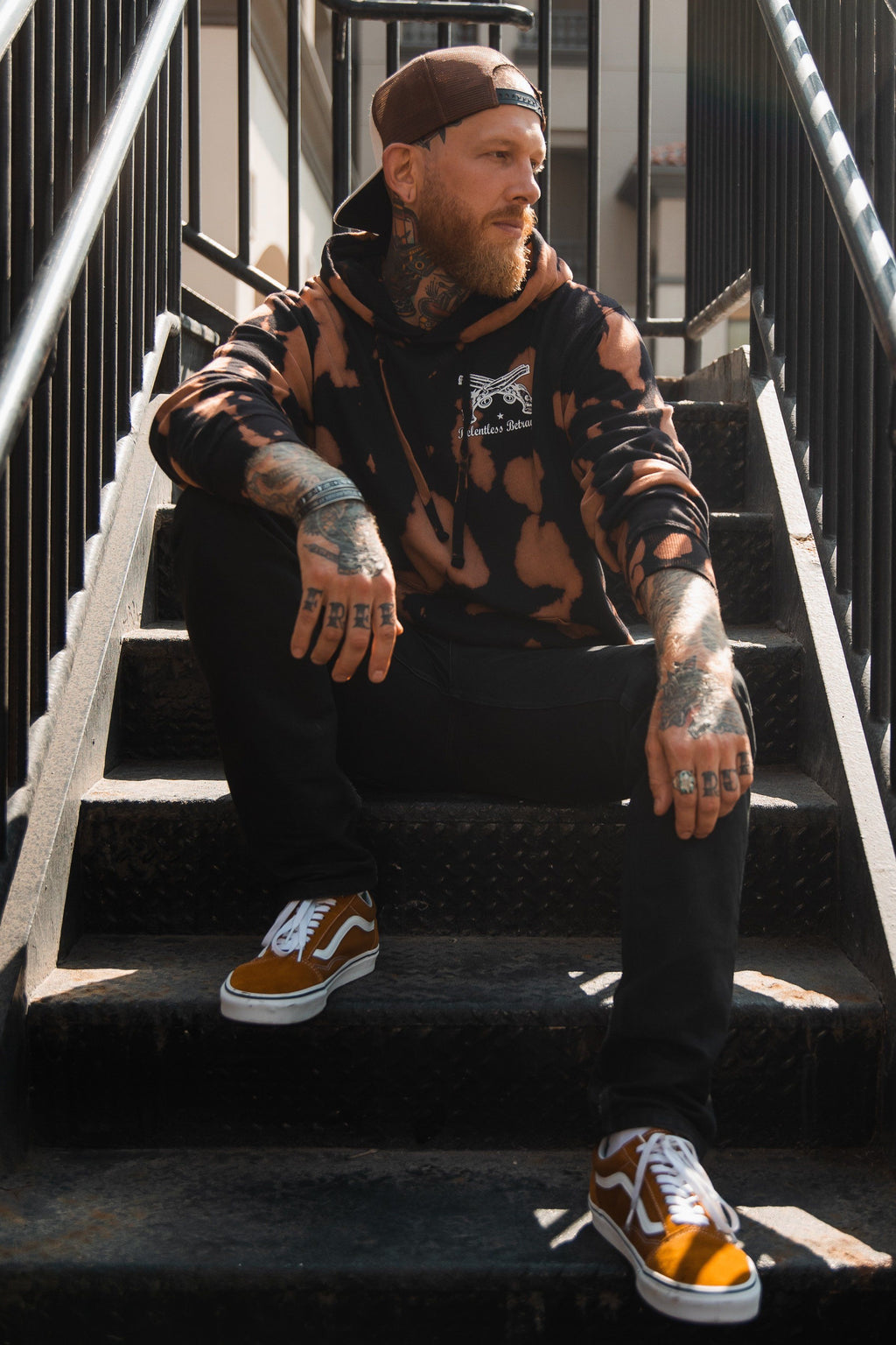 No Prey, No Pay Bleach Wash Hoodie | | Wiccan Center