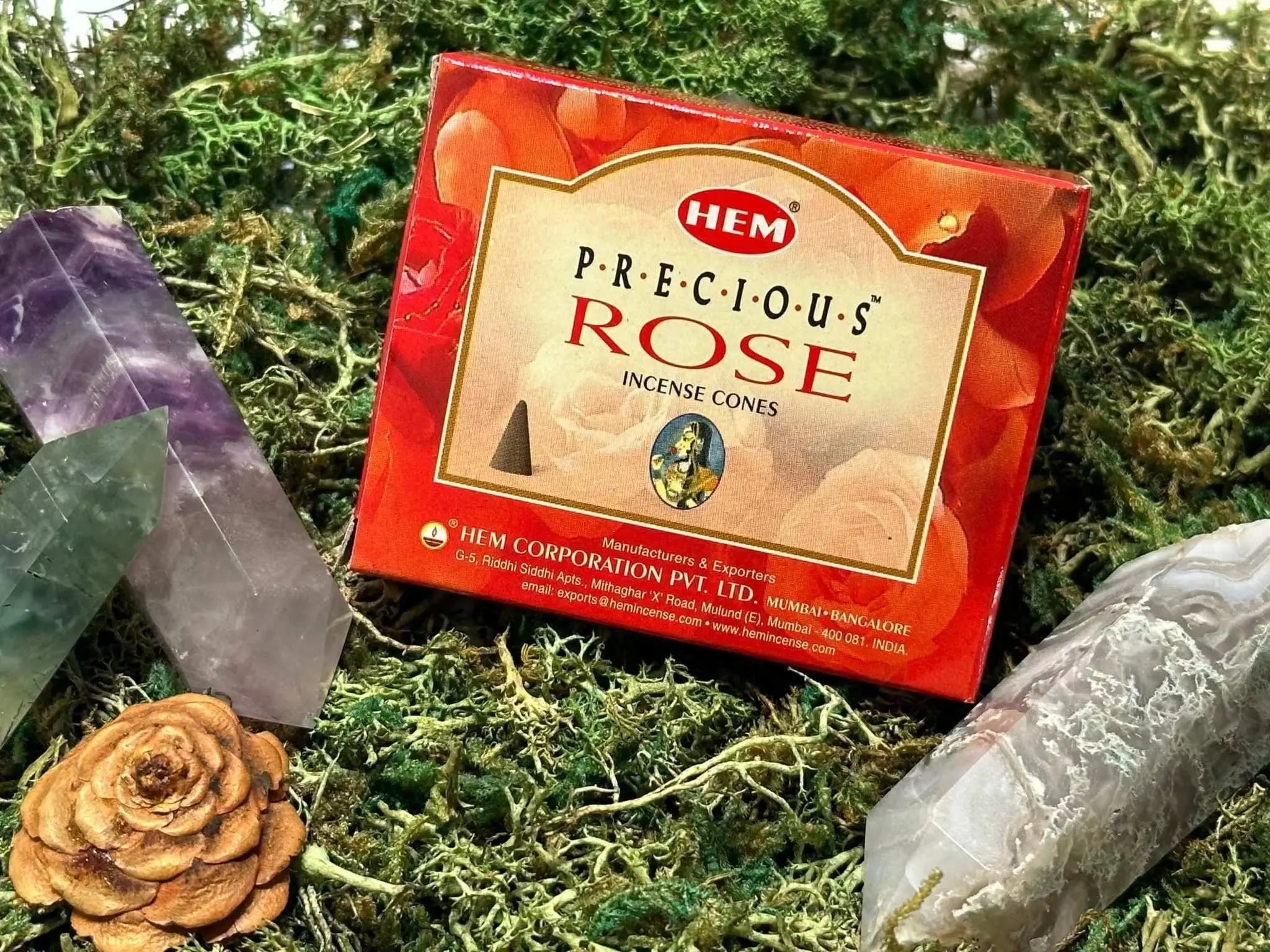 Incense Cones - Precious Rose | Incense Cones | Wiccan Center