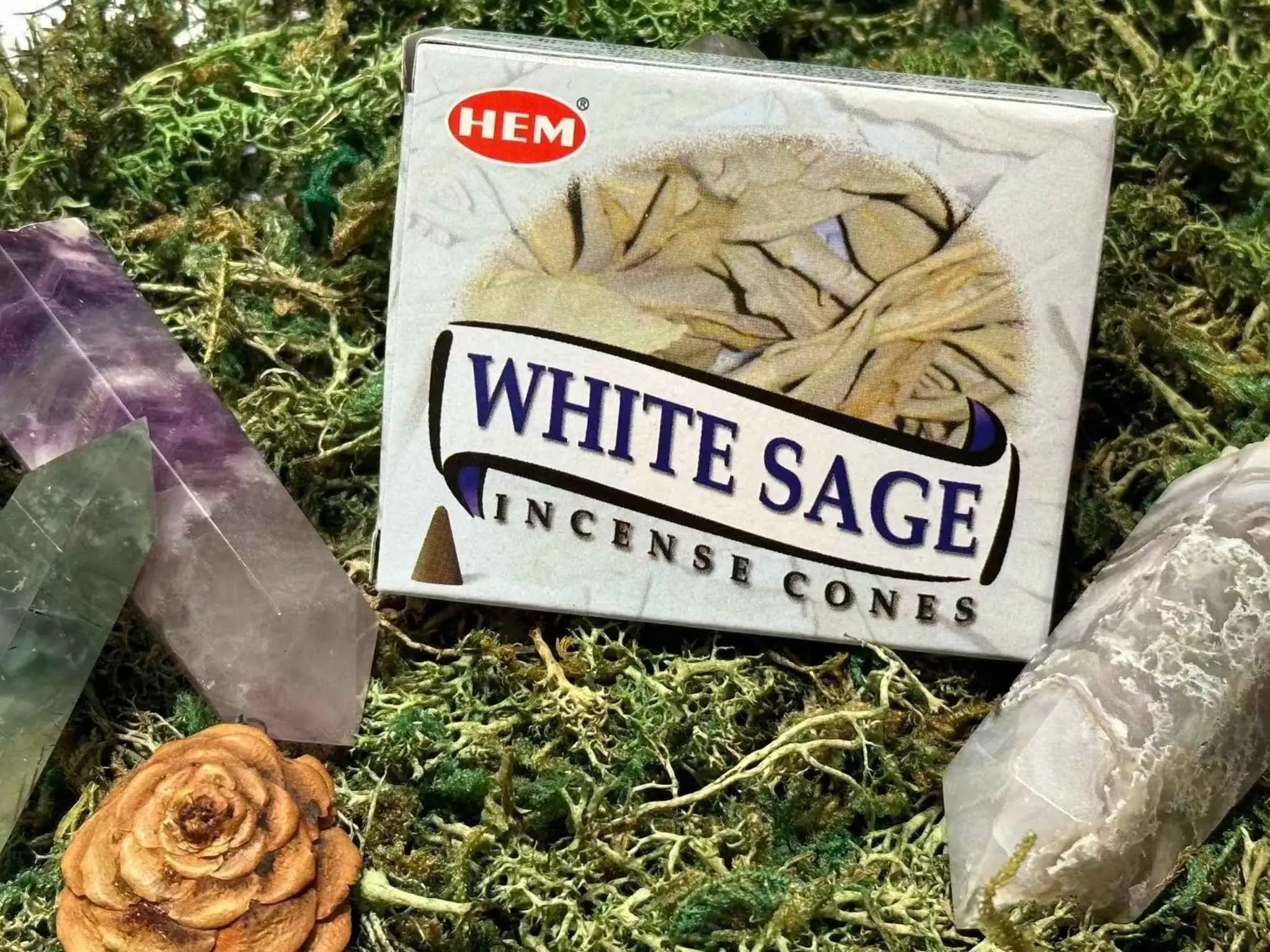 Incense Cones - White Sage | Incense Cones | Wiccan Center