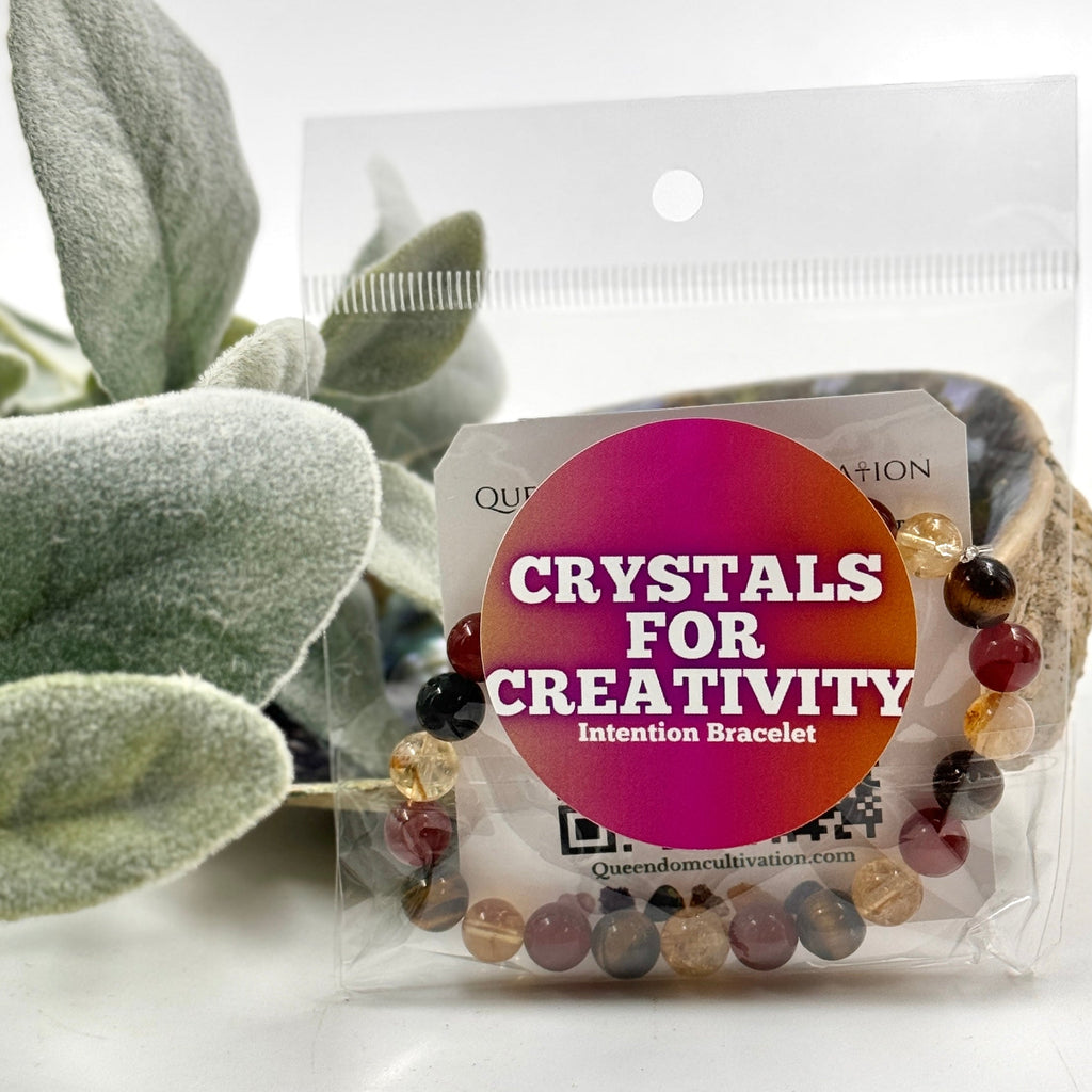 Crystals for Creativity Stretch Bracelet (8mm) | Bracelets | Wiccan Center