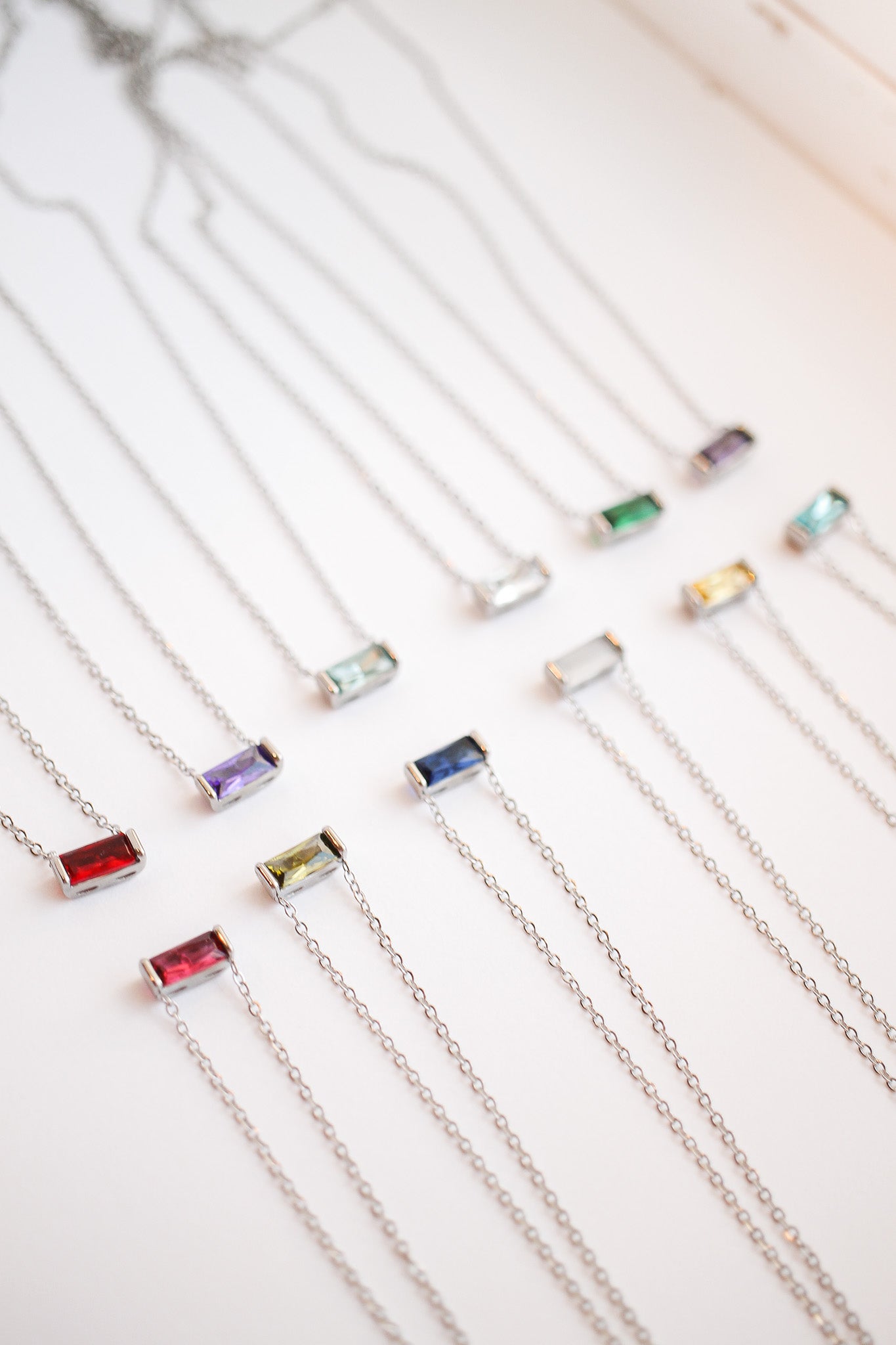 CZ Birthstone Necklace | Necklace | Wiccan Center