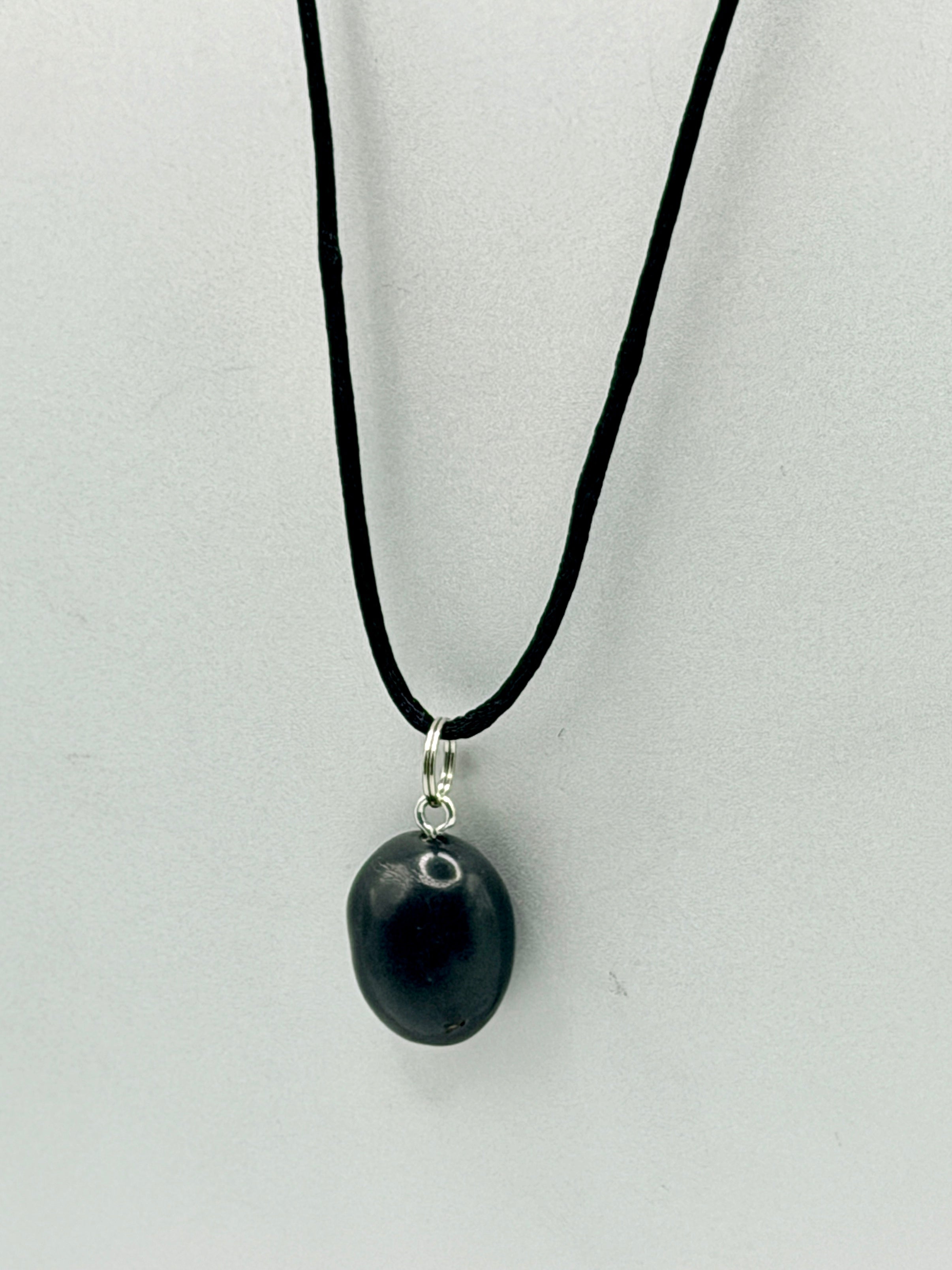 SHUNGITE PENDANTS! HURRY WHILE SUPPLIES LAST! - EMF Protection - Hand Cut Genuine Natural Shungite Pendant High Quality Black Lustrous Gemstone from Russia