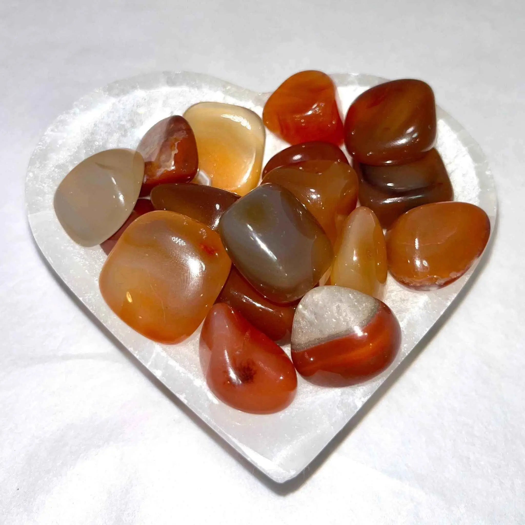 Carnelian Tumbled Pocket Stone (B) | Tumbled Stones | Wiccan Center