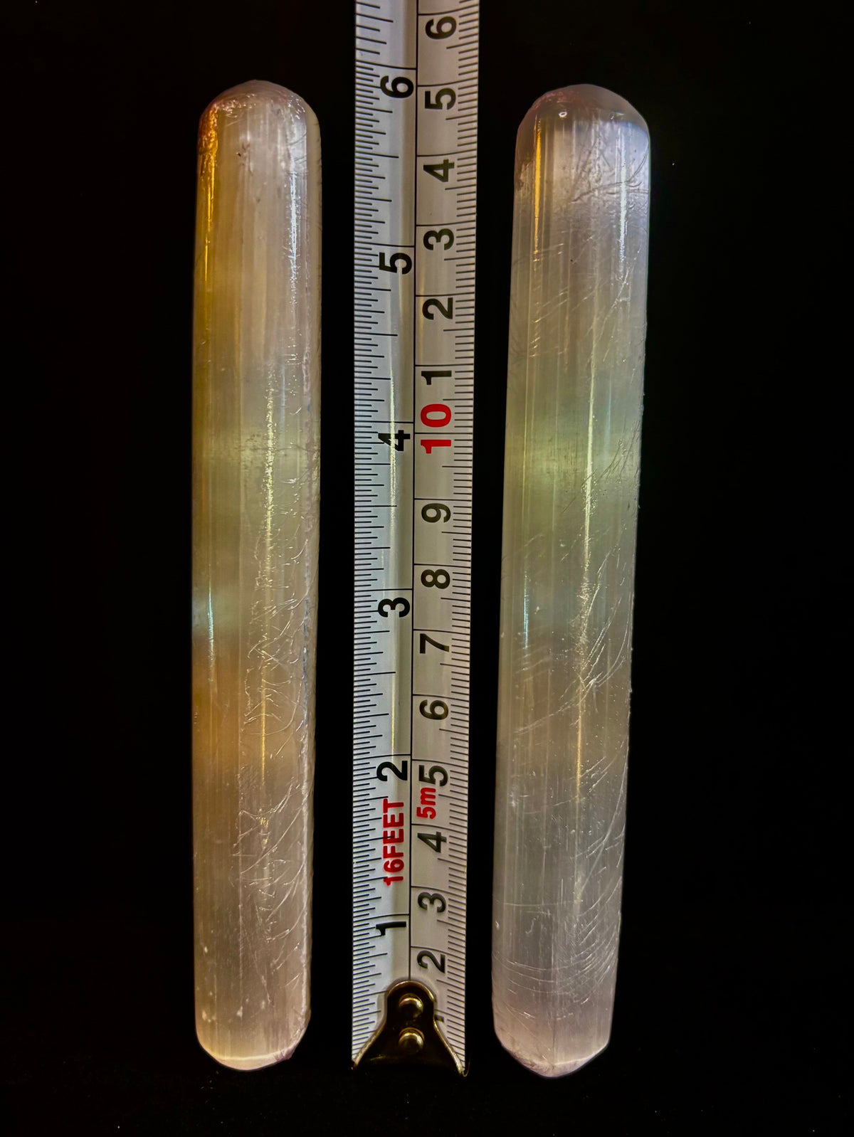 The Sacred Light Selenite Massage Wand | 6" Moroccan Energy Cleansing & Reflexology Wand | | Wiccan Center