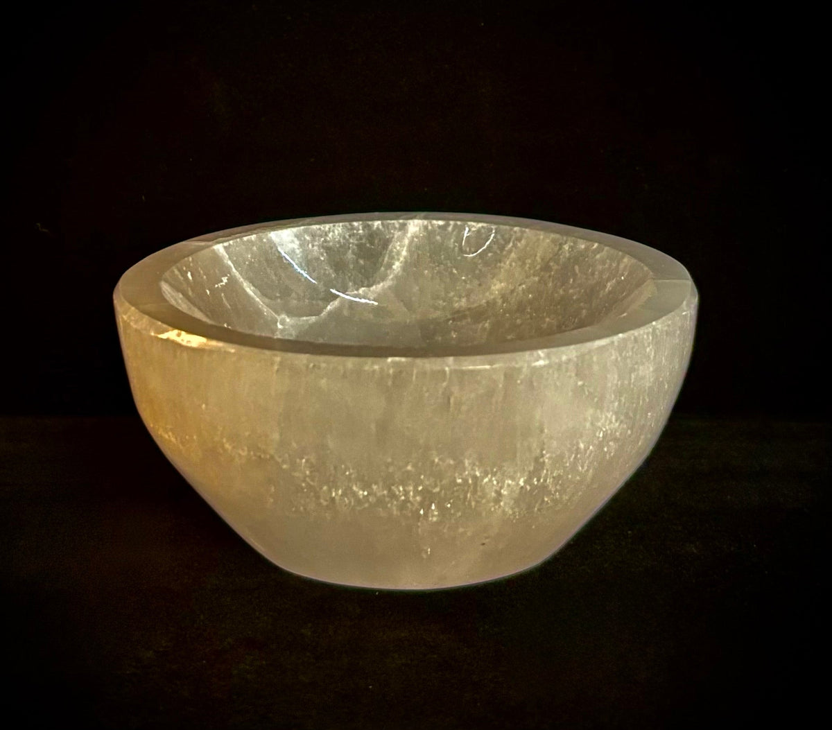 The Sacred Nightstand Selenite Cleansing Bowl | 3" Moroccan Crystal Charging & Ring Dish | | Wiccan Center