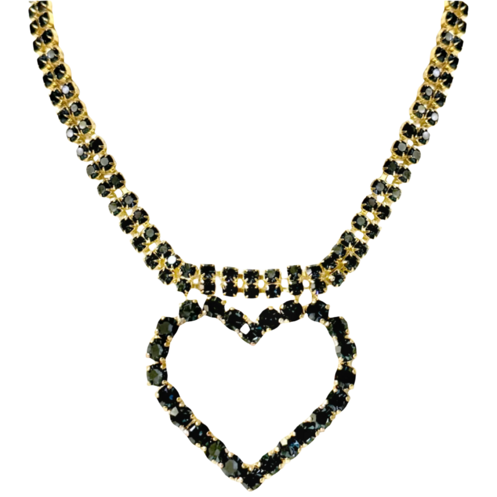 Lulu Blue Heart Necklace