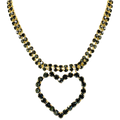 Lulu Blue Heart Necklace