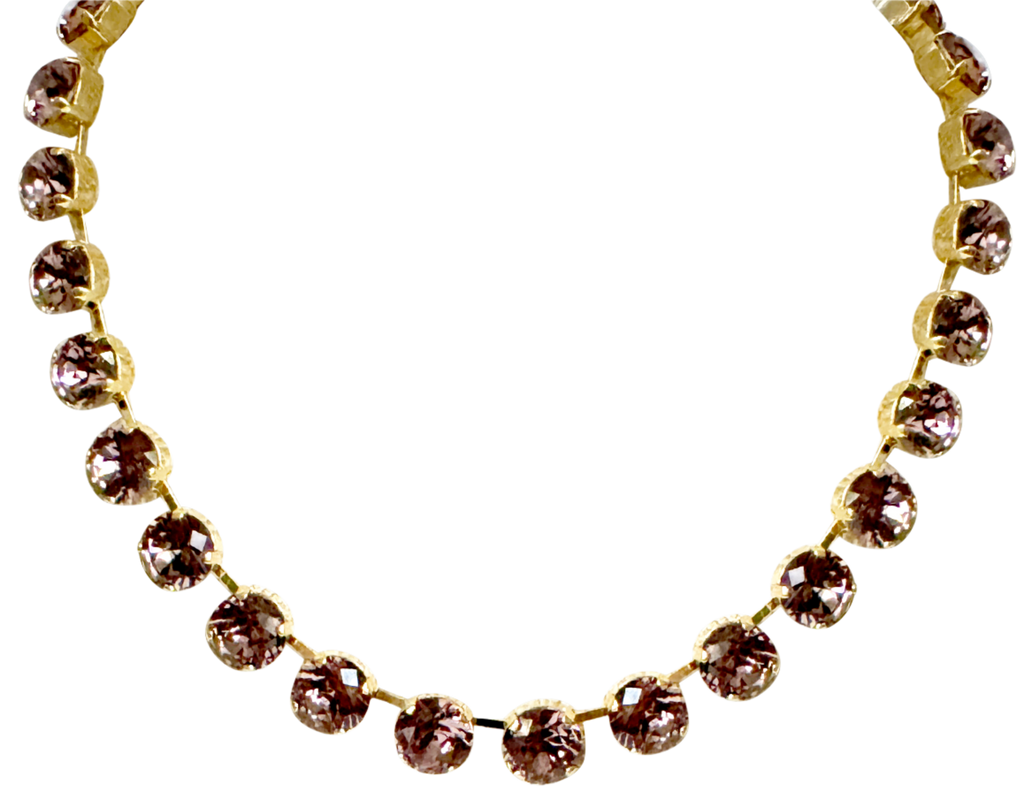 Daphne Lavender Crystal Riviera Necklace Pre Order