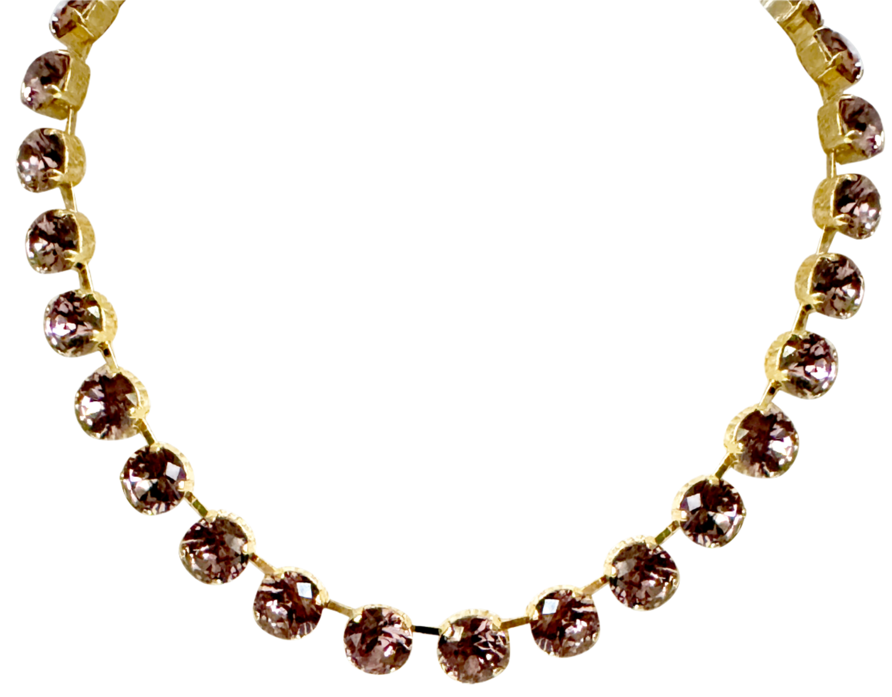 Daphne Lavender Crystal Riviera Necklace Pre Order