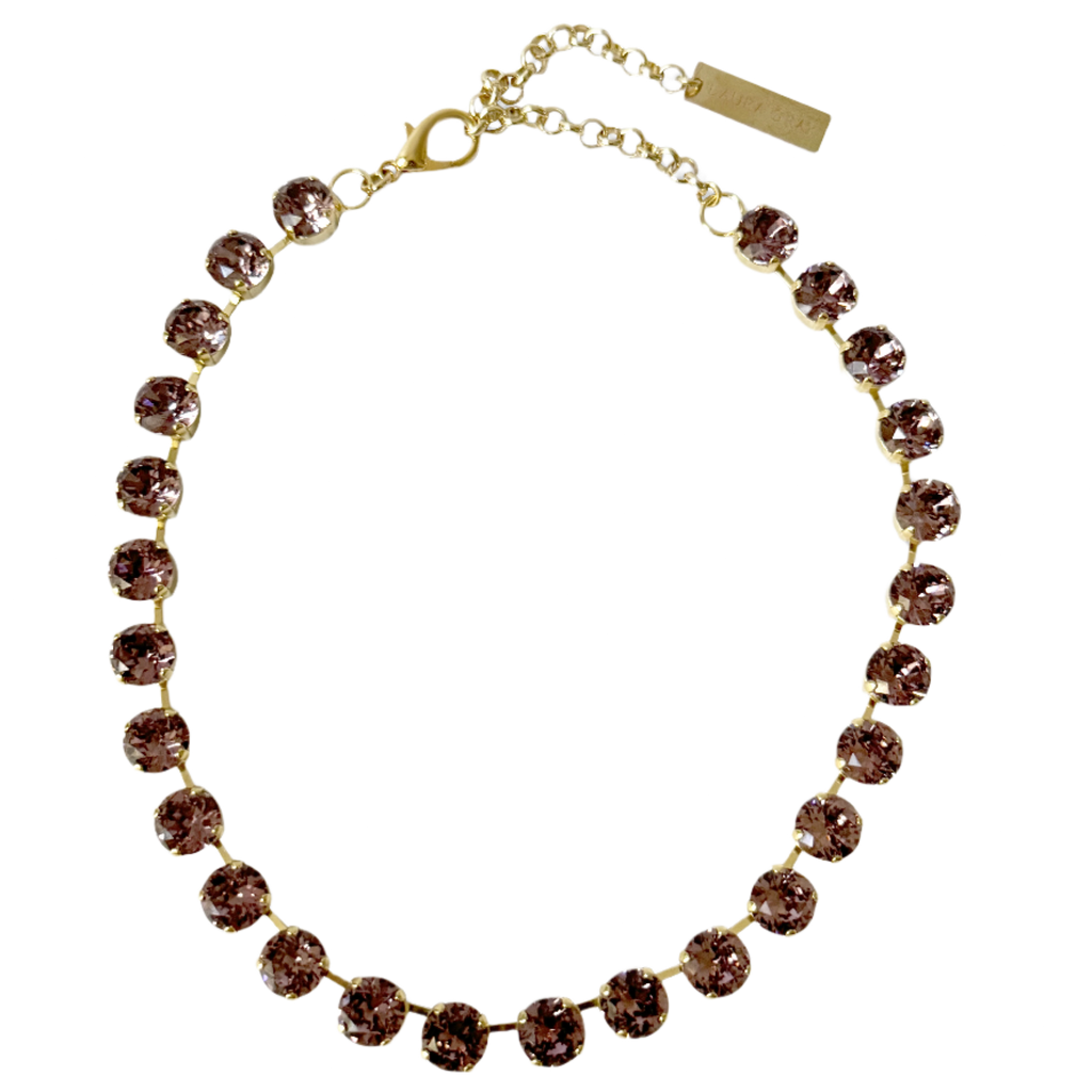 Daphne Lavender Crystal Riviera Necklace Pre Order