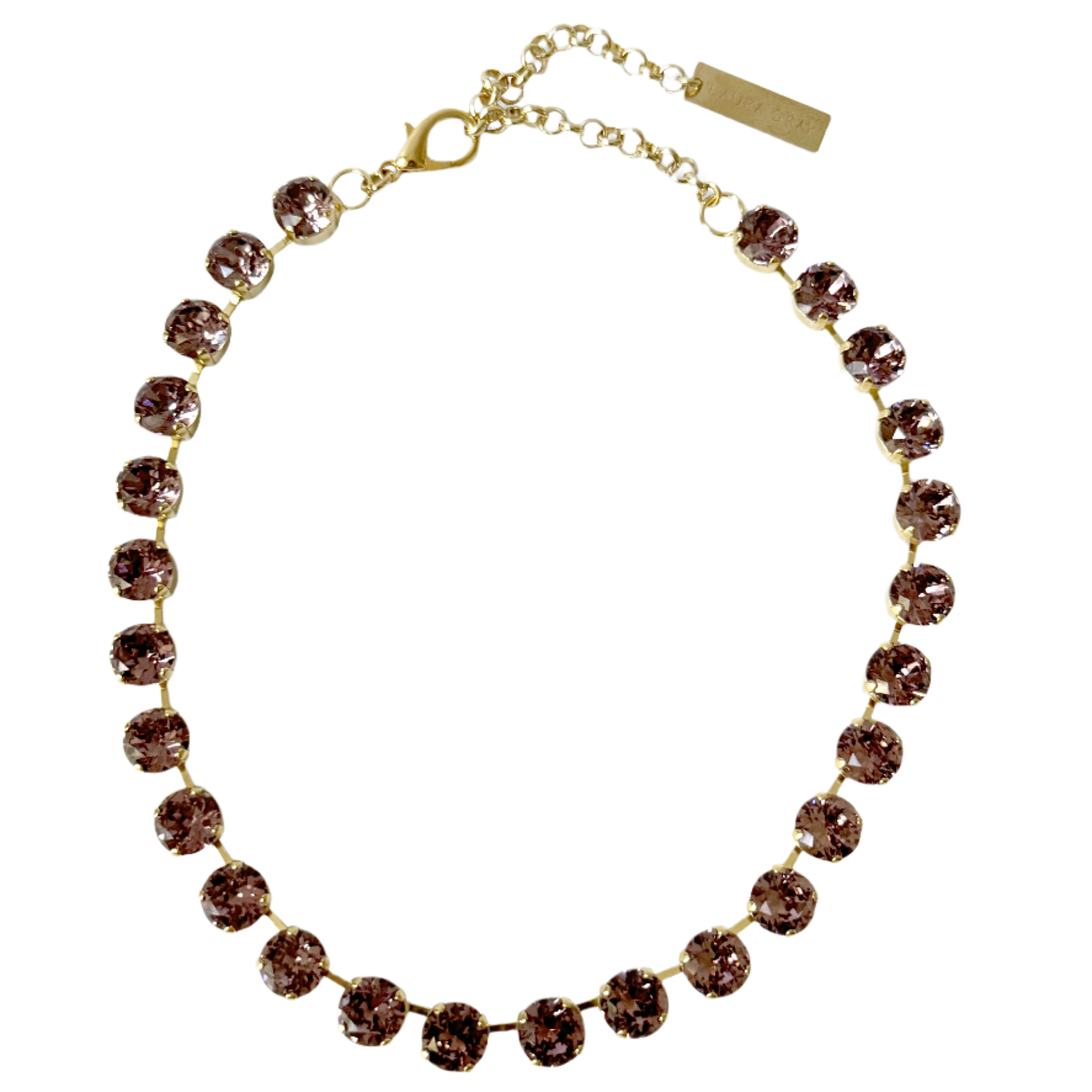 Daphne Lavender Crystal Riviera Necklace Pre Order