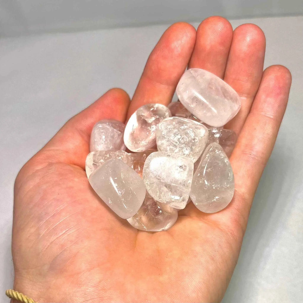 Clear Quartz Tumbled Stone | Tumbled Stones | Wiccan Center