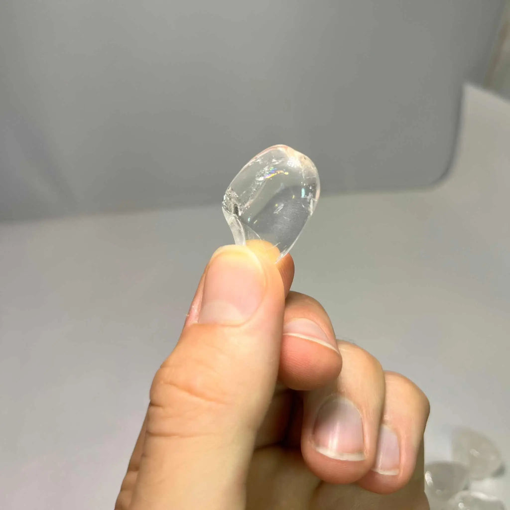 Clear Quartz Tumbled Stone | Tumbled Stones | Wiccan Center