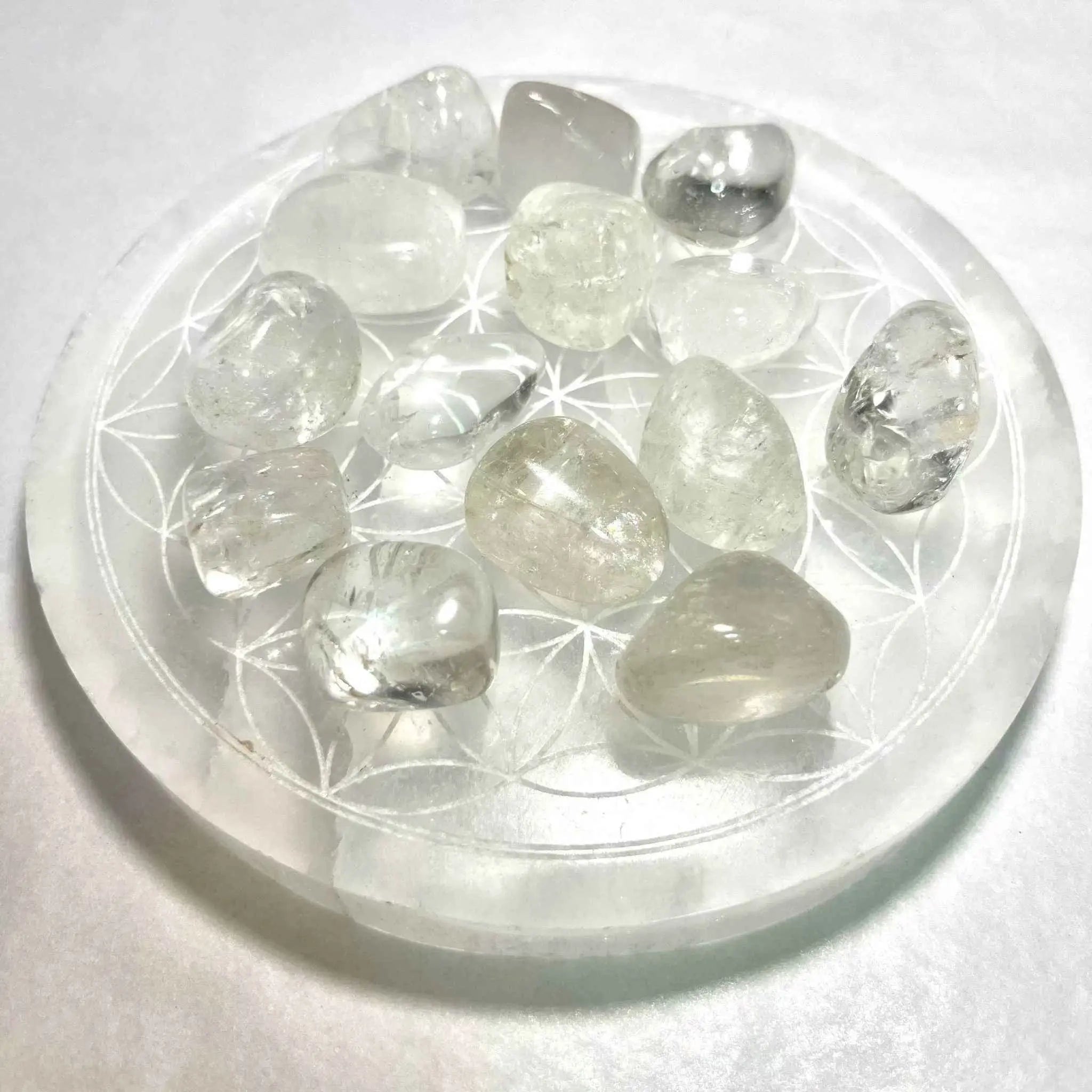 Clear Quartz Tumbled Stone | Tumbled Stones | Wiccan Center