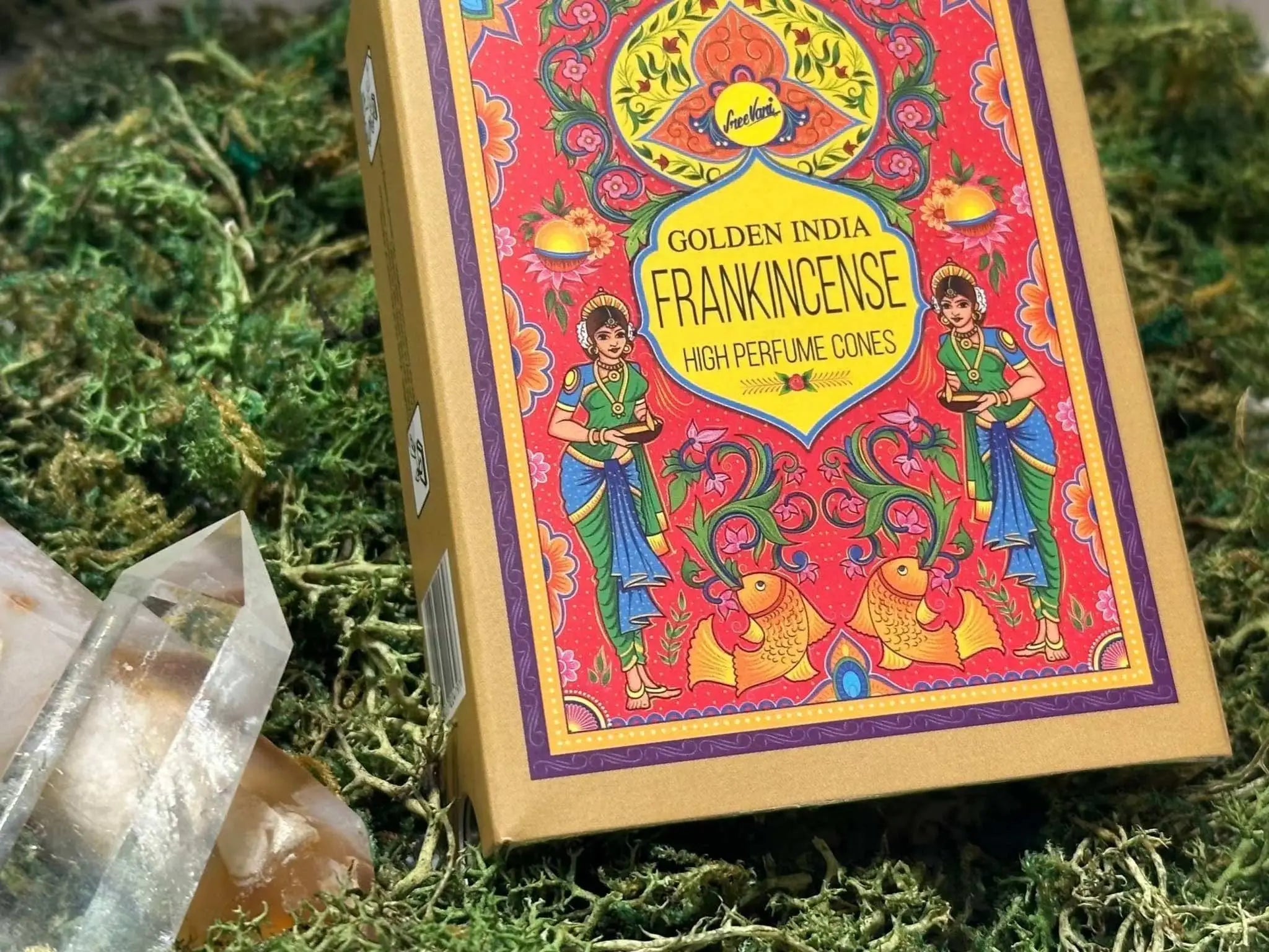 Golden India Backflow Cones | Incense Cones | Wiccan Center