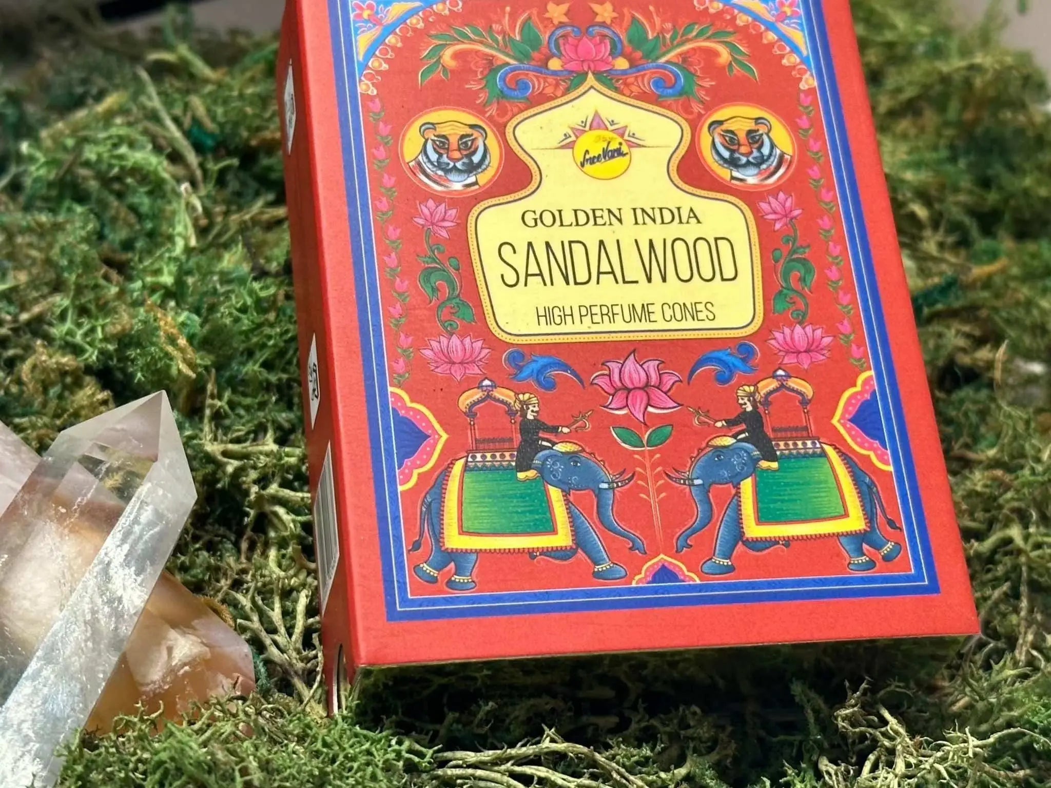 Golden India Backflow Cones | Incense Cones | Wiccan Center