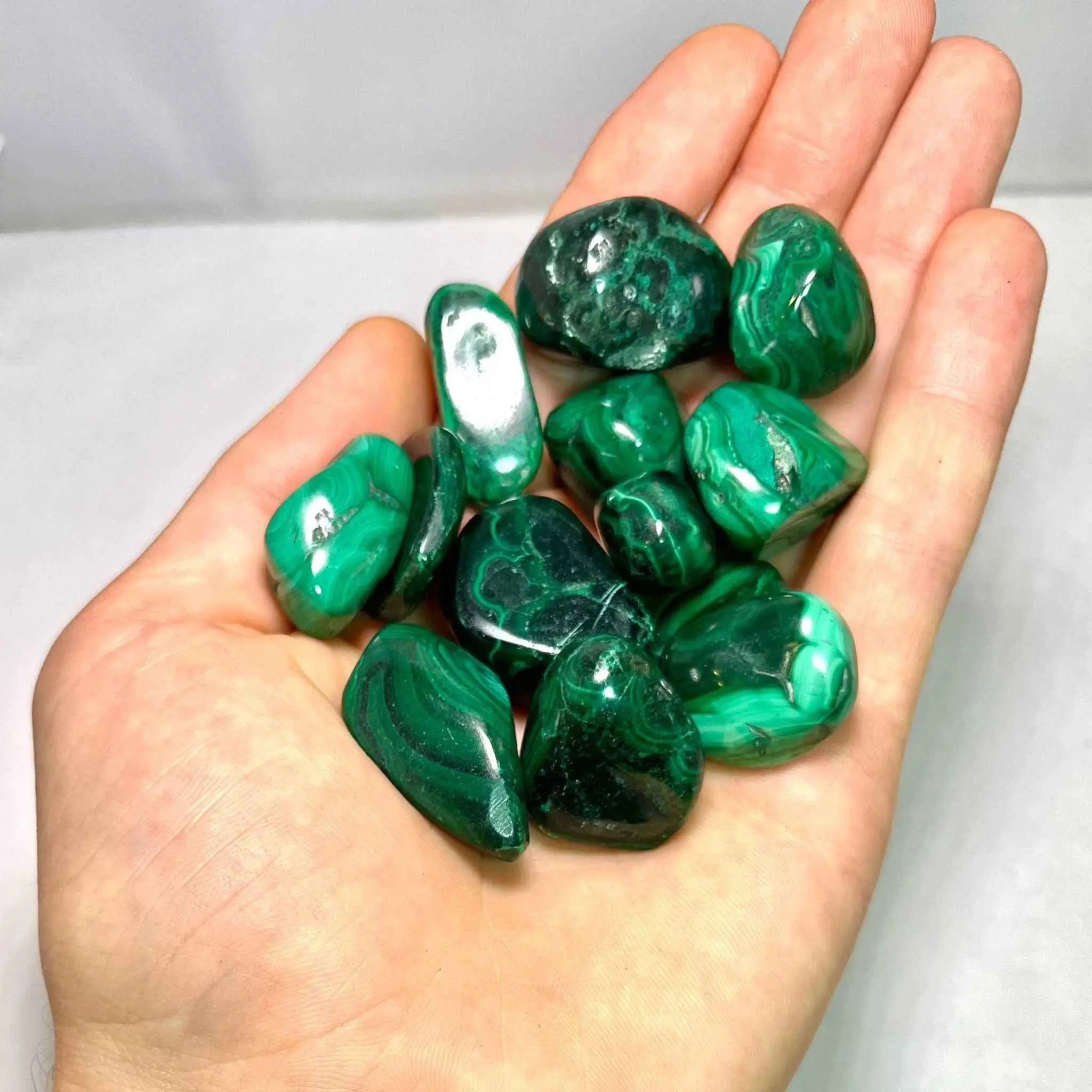 Malachite Tumbled Stone | Tumbled Stones | Wiccan Center