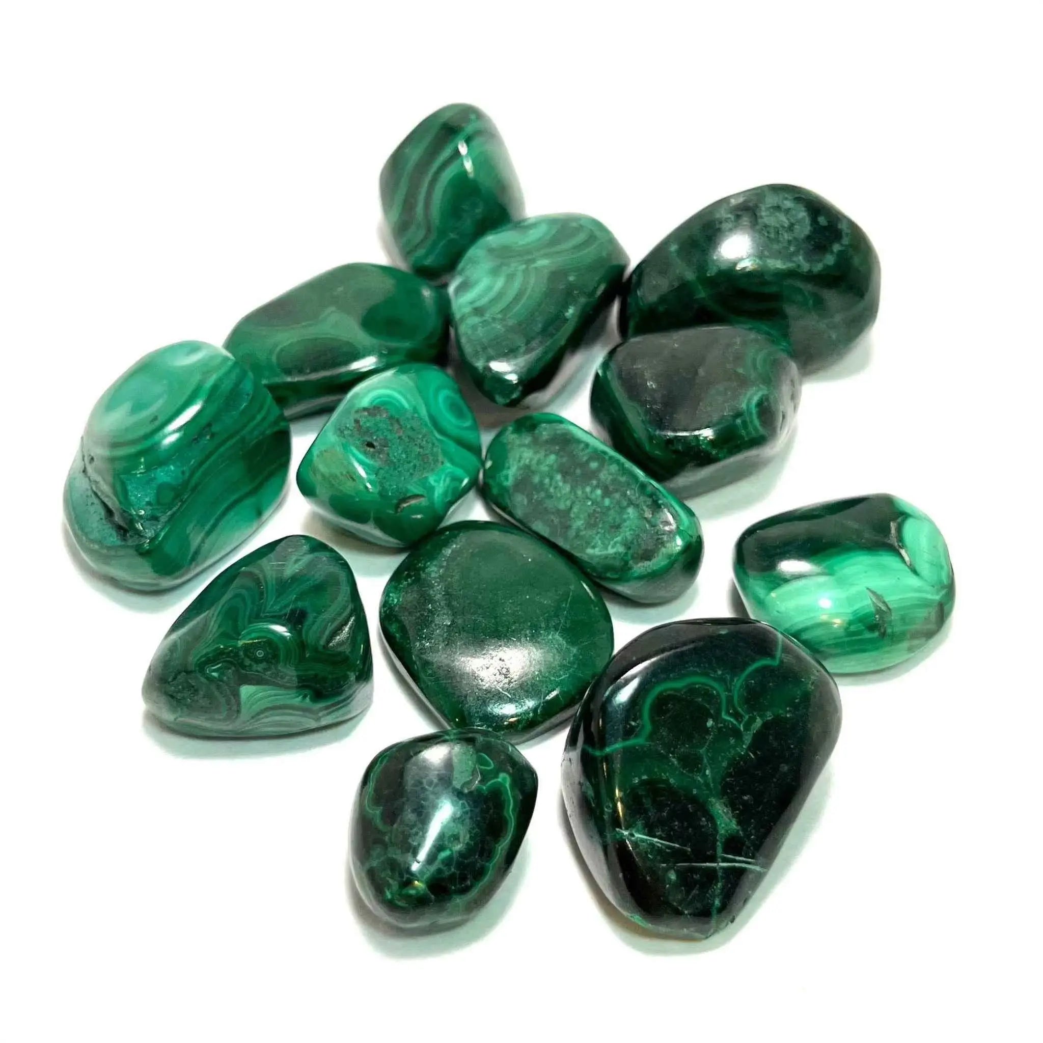 Malachite Tumbled Stone | Tumbled Stones | Wiccan Center