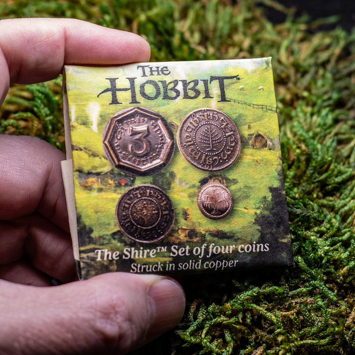 The Hobbit™ Set #1 - The Shire™ Set of Four Coins | Artwork | Wiccan Center