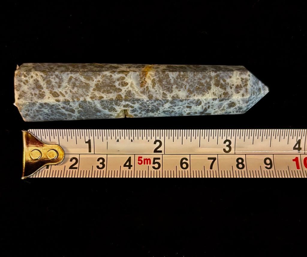 Marcasite Crystal Obelisk Mini-Tower – Soul Attraction & Metallic Focus (3"–4") | | Wiccan Center