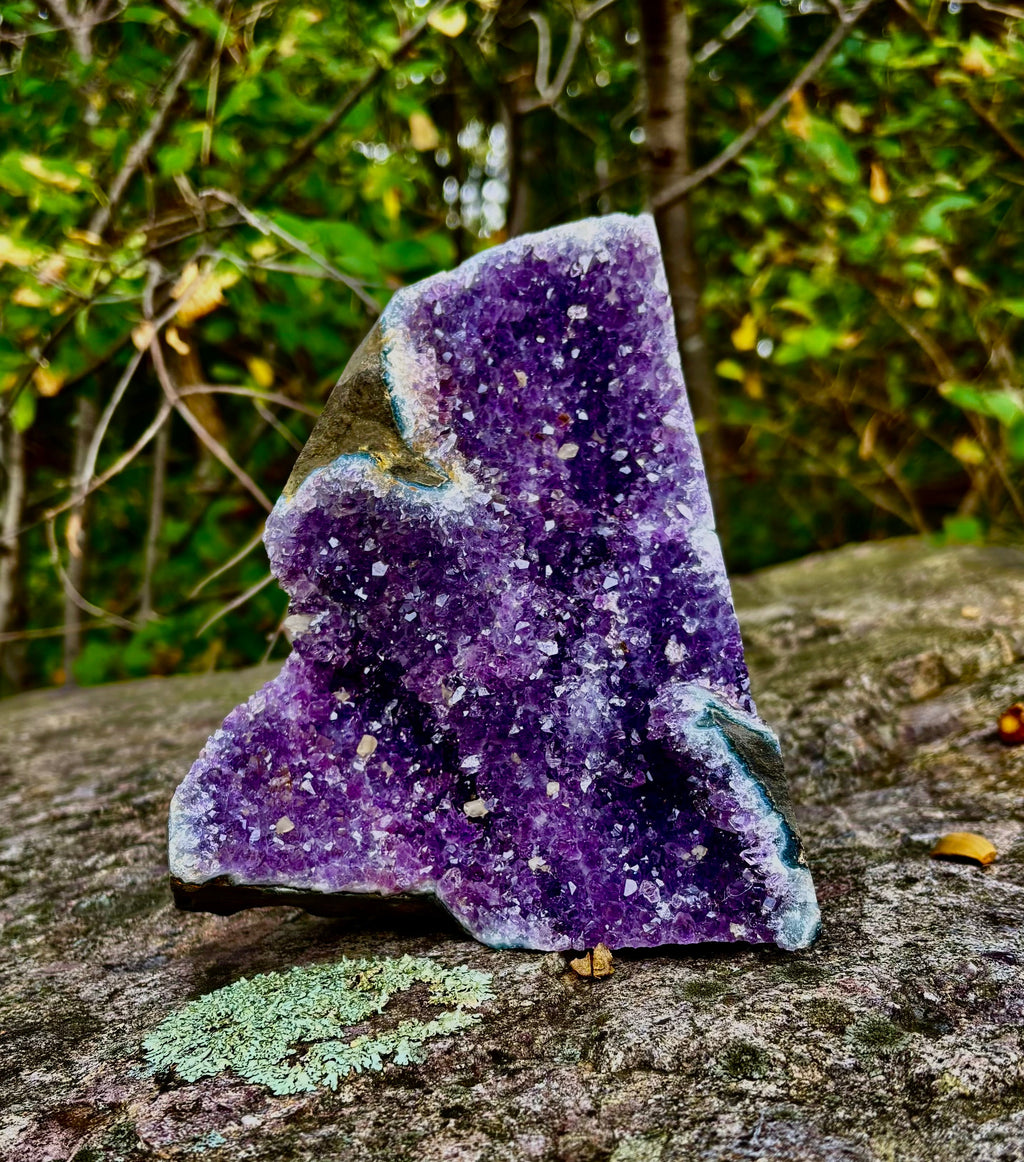 Statement Raw Amethyst Geode Cluster – Intuition, Peace & Tranquility (5 lb 1 oz) | | Wiccan Center