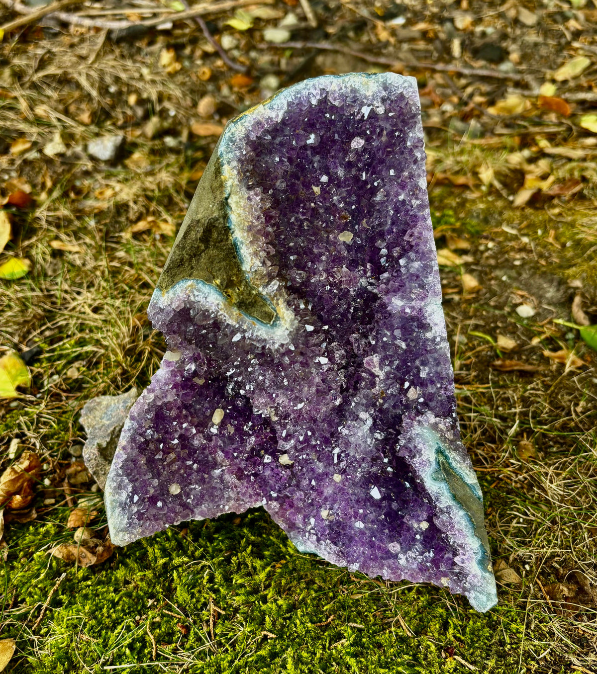 Statement Raw Amethyst Geode Cluster – Intuition, Peace & Tranquility (5 lb 1 oz) | | Wiccan Center