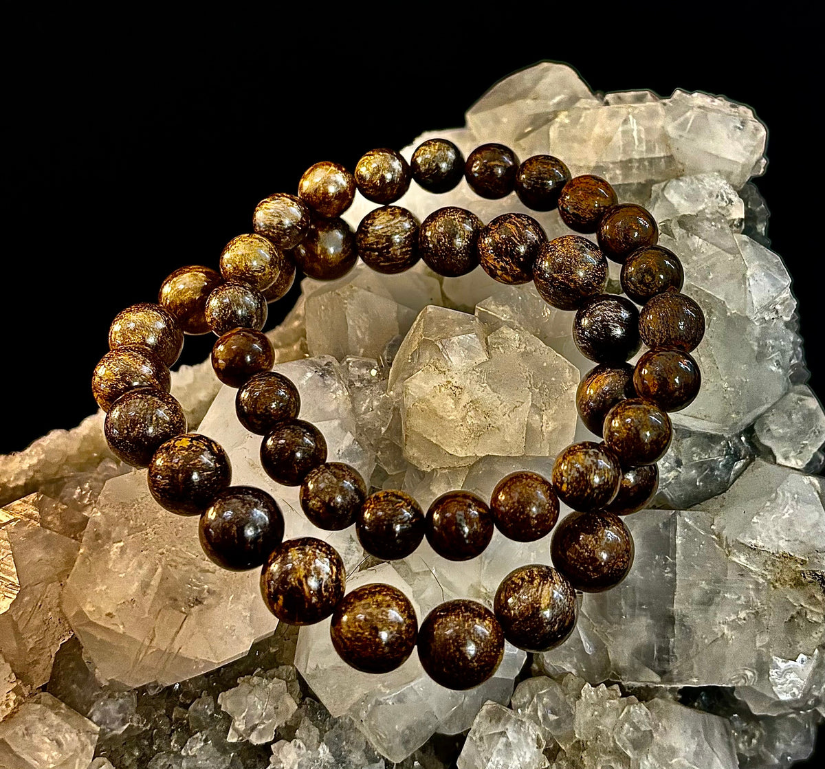 Natural Bronzite Energy & Protection Bracelet | | Wiccan Center