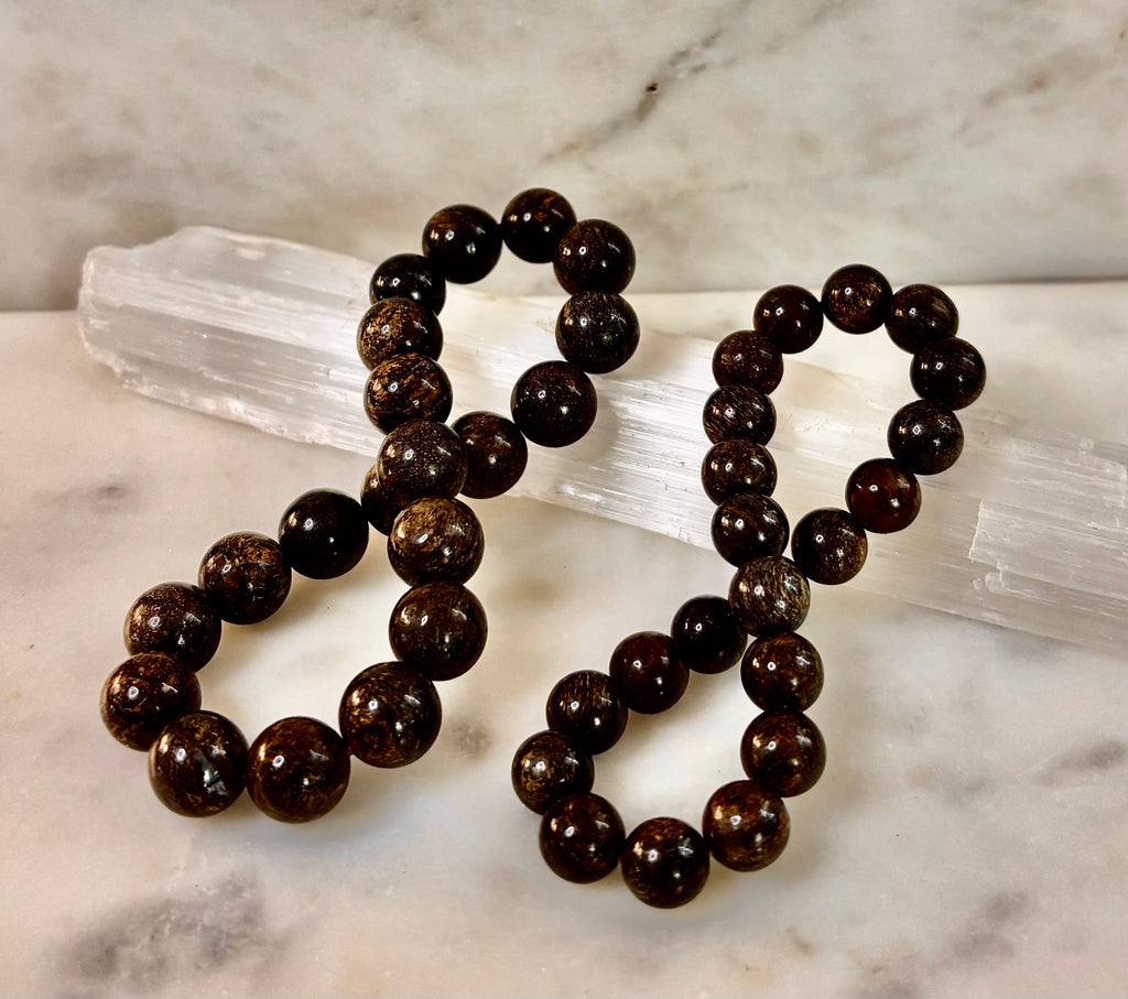 Natural Bronzite Energy & Protection Bracelet | | Wiccan Center