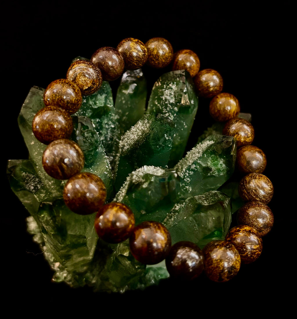 Natural Bronzite Energy & Protection Bracelet | | Wiccan Center