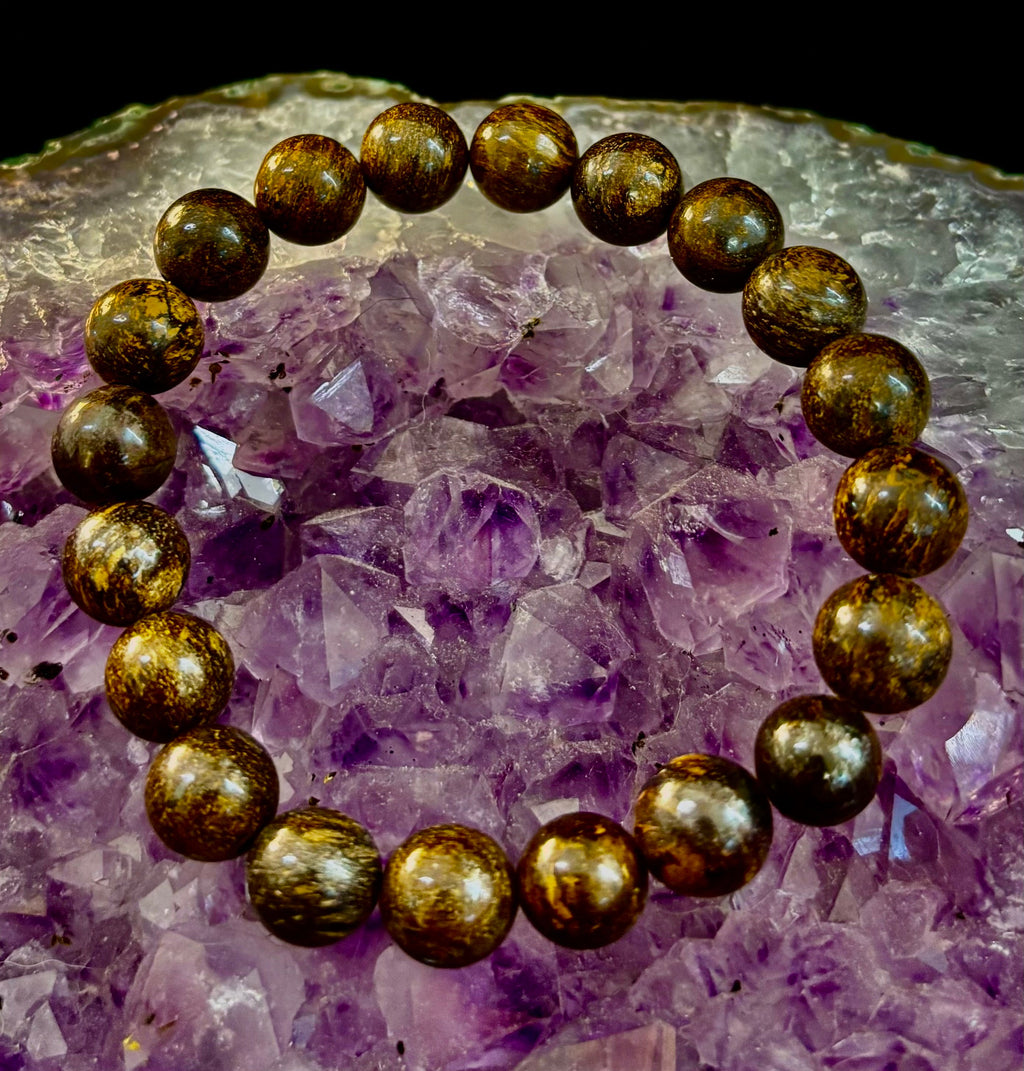Natural Bronzite Energy & Protection Bracelet | | Wiccan Center