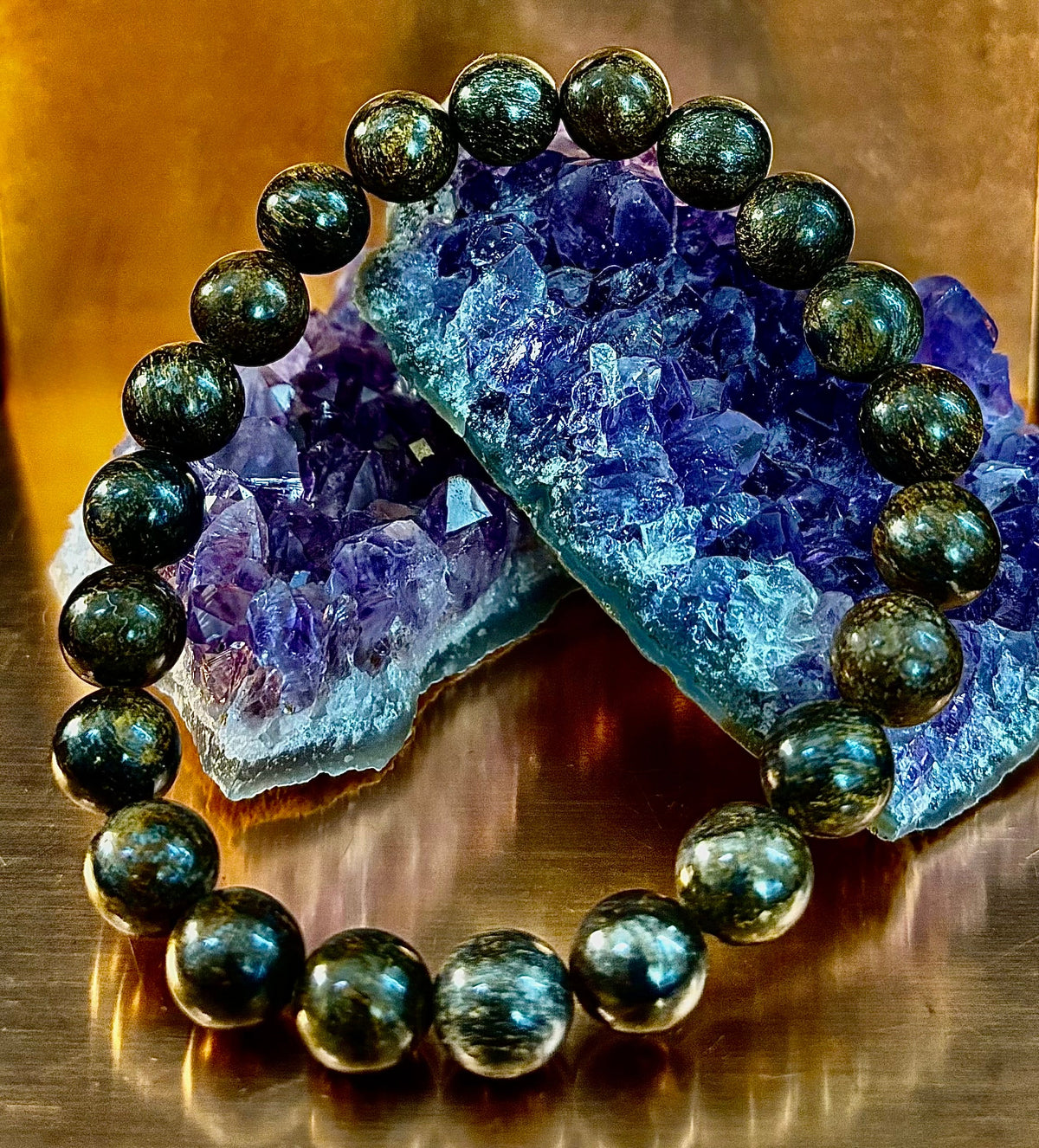 Natural Bronzite Energy & Protection Bracelet | | Wiccan Center