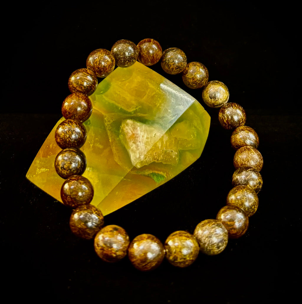 Natural Bronzite Energy & Protection Bracelet | | Wiccan Center