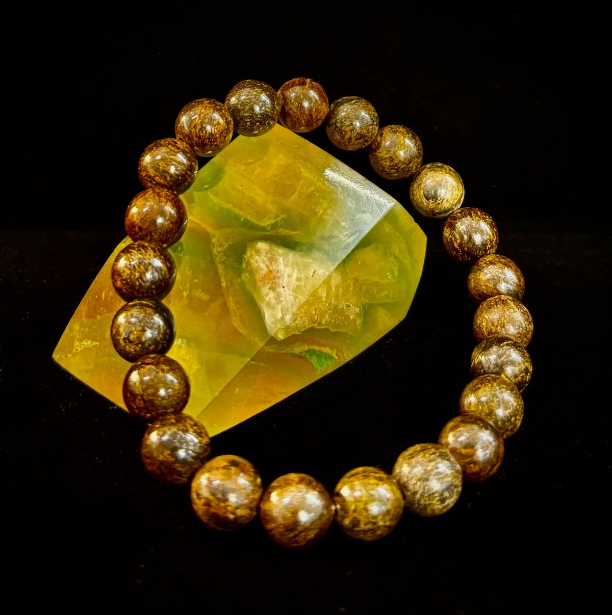 Natural Bronzite Energy & Protection Bracelet | | Wiccan Center