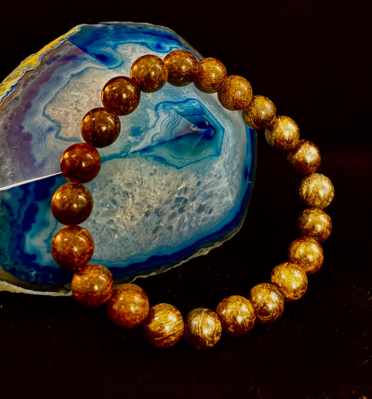 Natural Bronzite Energy & Protection Bracelet | | Wiccan Center