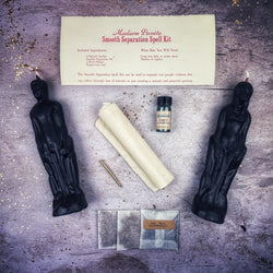 Smooth Separation Candle Spell Kit - Female/Male | Peaceful Parting | Candle Spell Kit | Wiccan Center