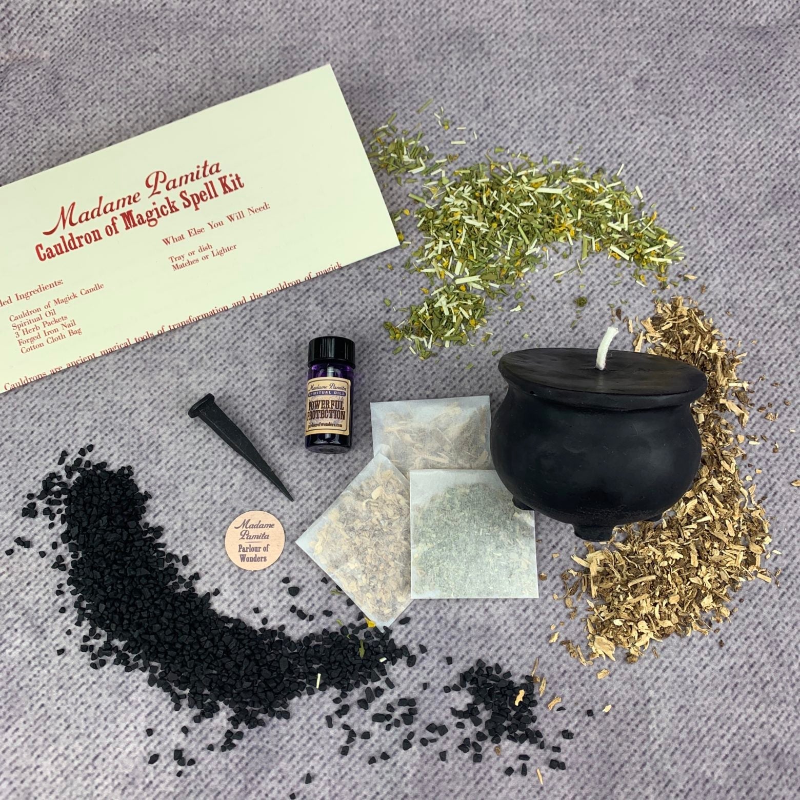 Cauldron of Magick Candle Spell Kit - Transformation & Positive Change | Candle Spell Kit | Wiccan Center