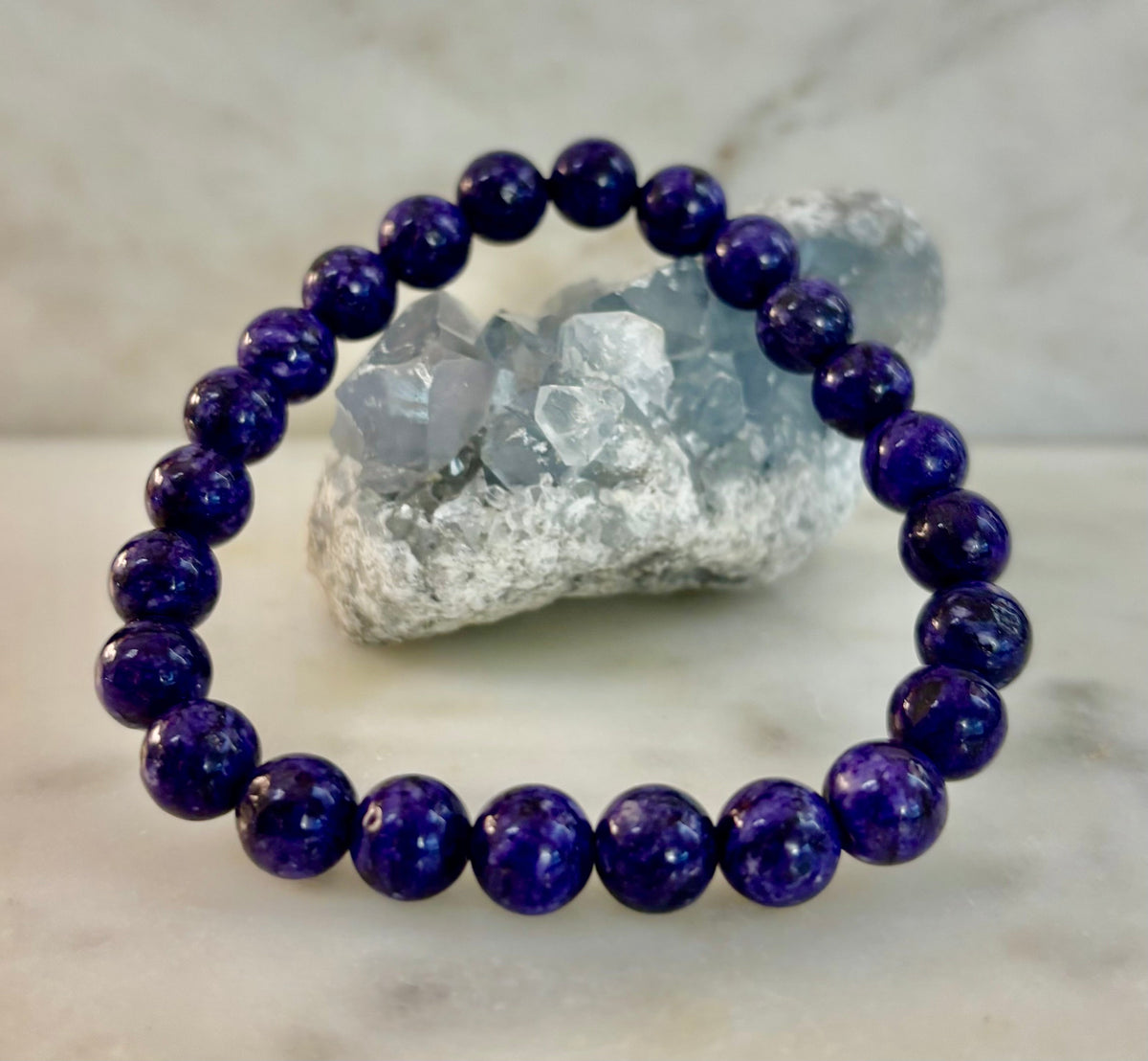 Natural Charoite Spiritual Transformation Bracelet | | Wiccan Center