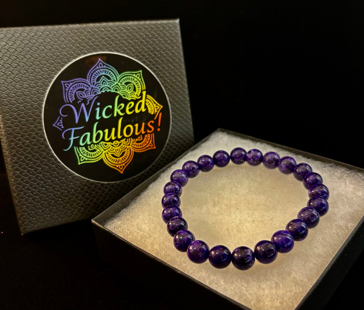 Natural Charoite Spiritual Transformation Bracelet | | Wiccan Center