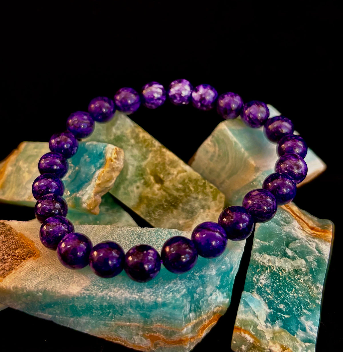 Natural Charoite Spiritual Transformation Bracelet | | Wiccan Center