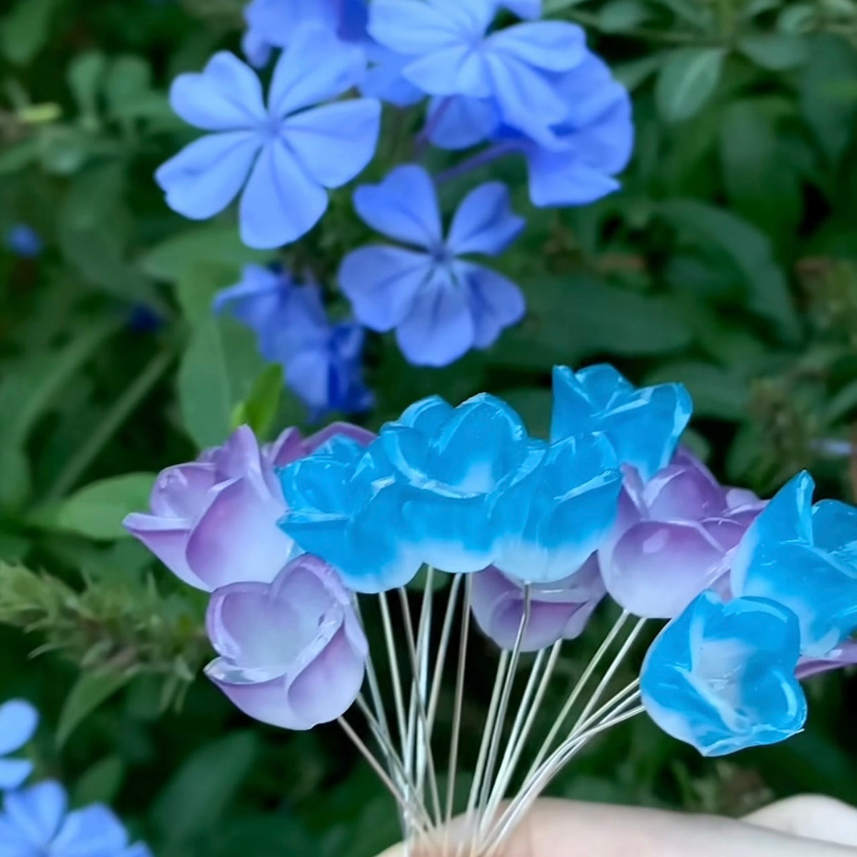 SALE - Shrink Plastic Tulip Earrings