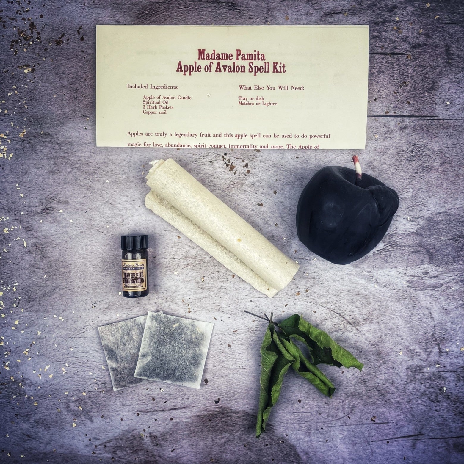 Apple of Avalon Candle Spell Kit - Love, Abundance & Ancient Magic | Candle Spell Kit | Wiccan Center