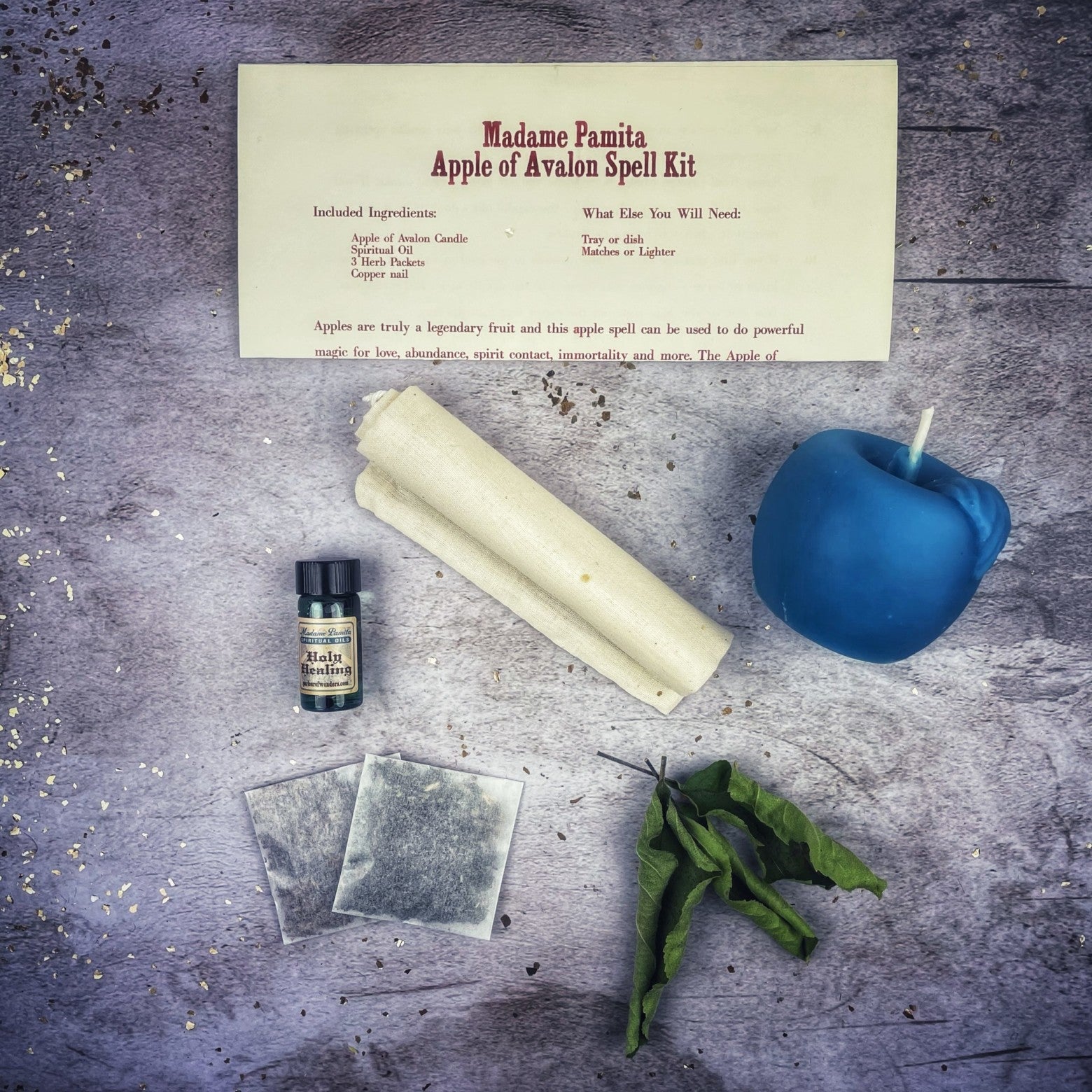 Apple of Avalon Candle Spell Kit - Love, Abundance & Ancient Magic | Candle Spell Kit | Wiccan Center