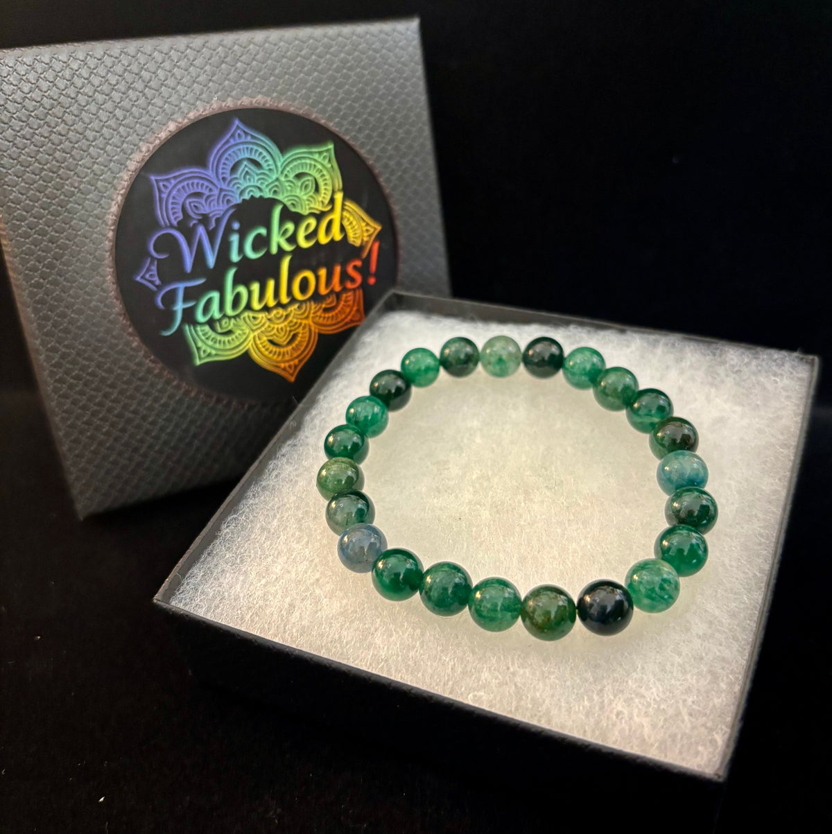 Green Lepidolite Bracelet | The Stone of Tranquility & Transformation | | Wiccan Center