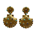 Gigi Blue Shell Earrings