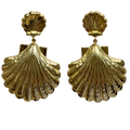 Kiki Gold Shell Earrings