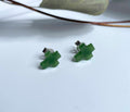 Small Jade Cross Earrings, 1710