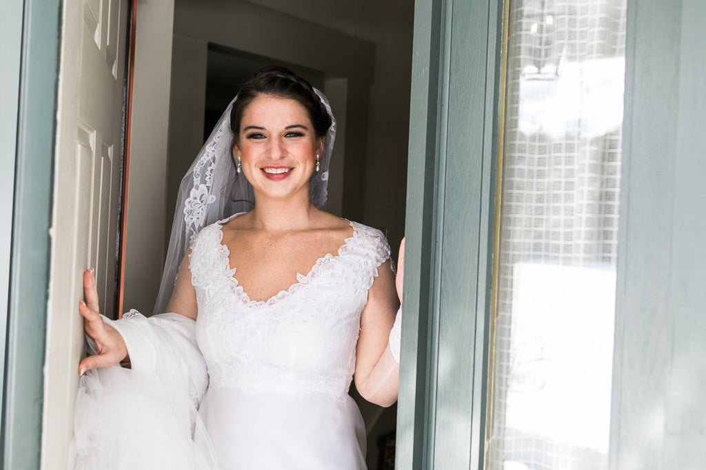 The Kelley Bridal Comb and earring Duo (Crystal Pearl and Rhinestone)
